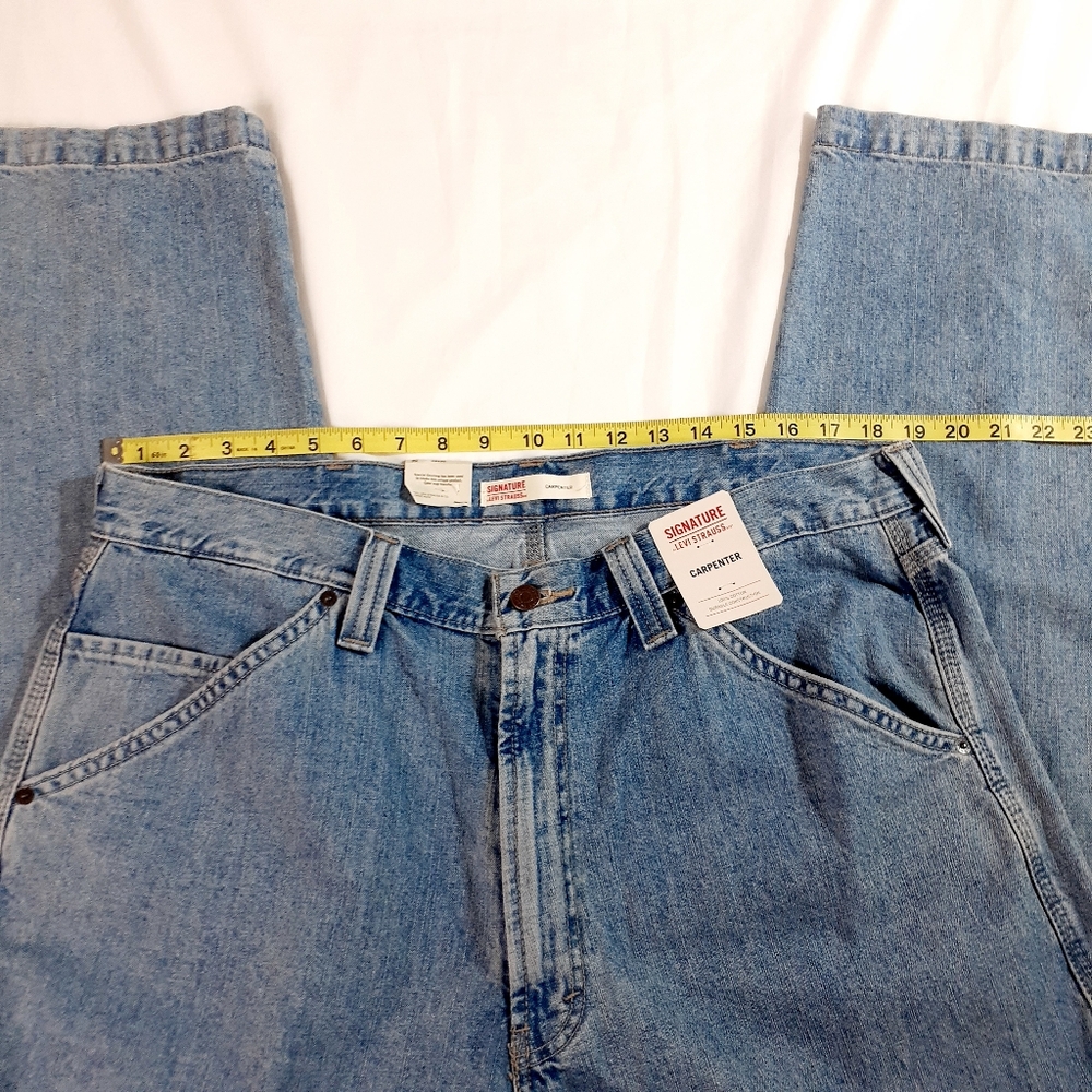 Men's Carpenter Blue Jeans - Picture 8 of 16